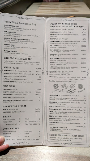 Menu Next Door Cbd Restaurant & Bar - 5