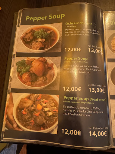 Menu Next Level Restaurant African Food And Bar - 7