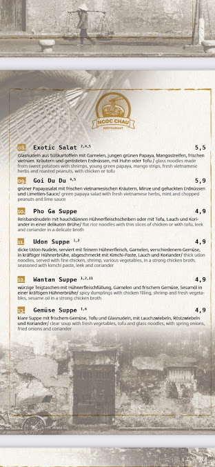 Menu Ngoc Chau Restaurant - 2