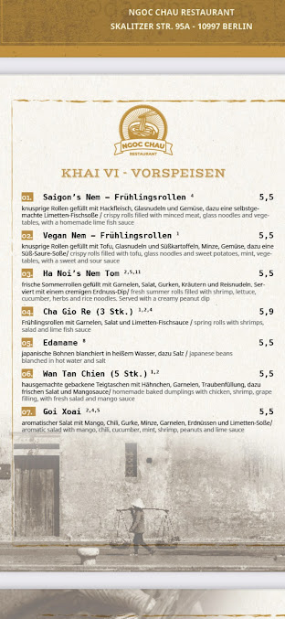 Menu Ngoc Chau Restaurant - 6