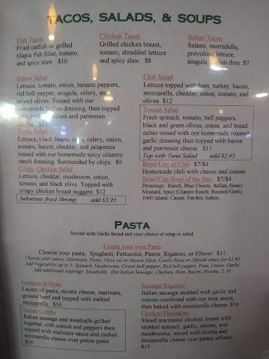 Menu Nick's Place - 0