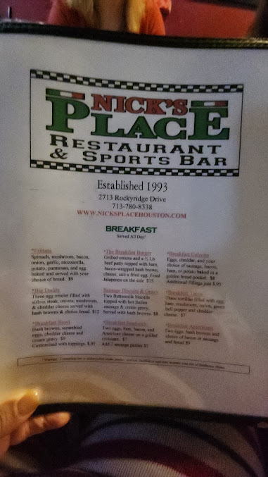 Menu Nick's Place - 4