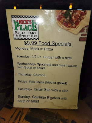 Menu Nick's Place - 8