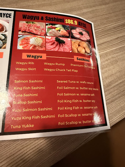 Menu Nikaido Mascot Japanese Yakiniku Bbq In Adina Hotel - 5