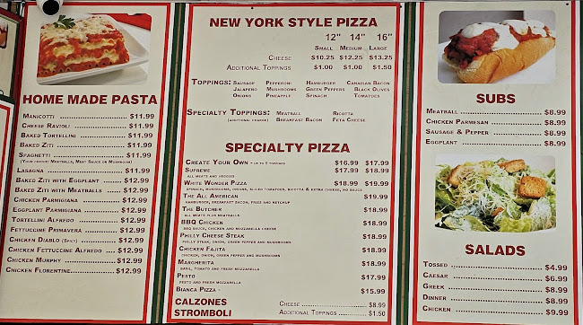 Menu Nikis Pizza Italian Greek Cuisine - 0