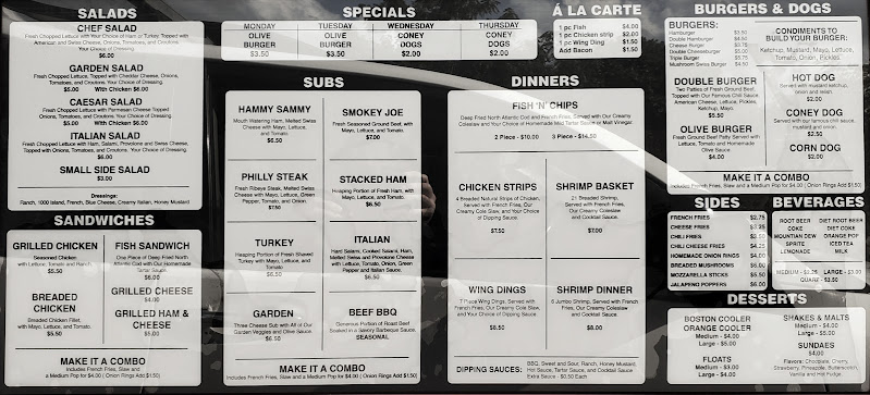 Menu Nip N Sip Drive In - 0