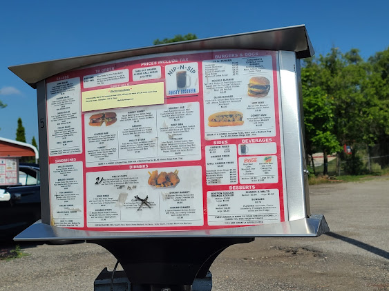 Menu Nip N Sip Drive In - 3