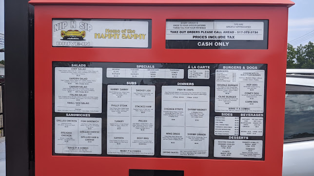 Menu Nip N Sip Drive In - 4