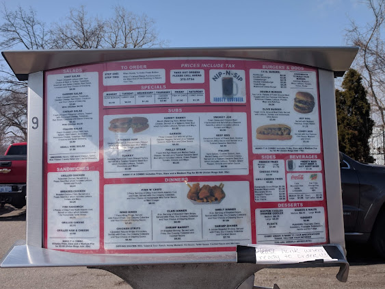 Menu Nip N Sip Drive In - 5