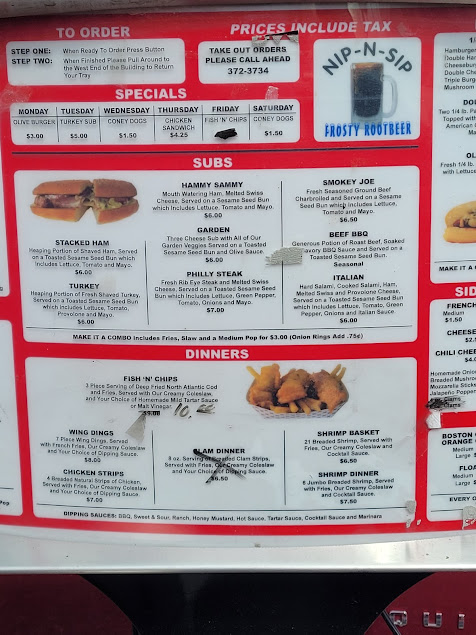 Menu Nip N Sip Drive In - 9