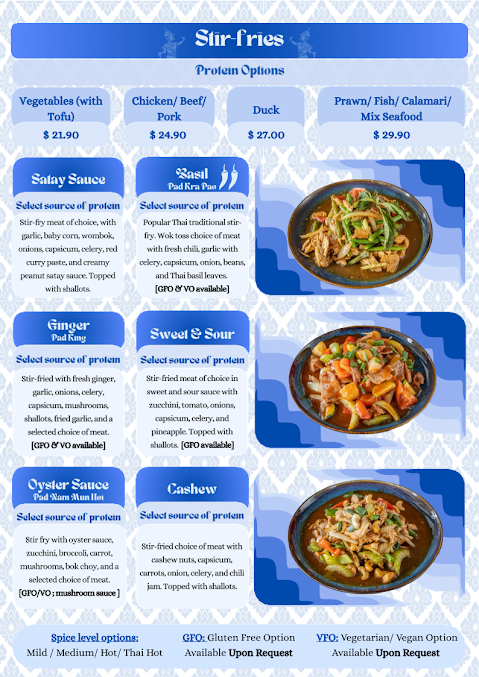 Menu No. 8 Thai On Griffith - 1