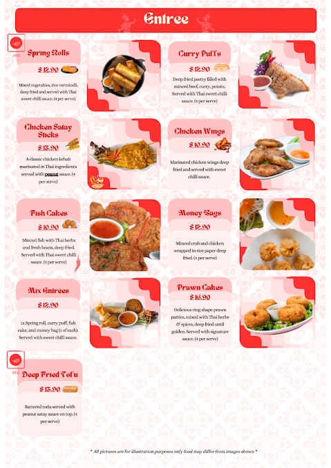 Menu No. 8 Thai On Griffith - 3