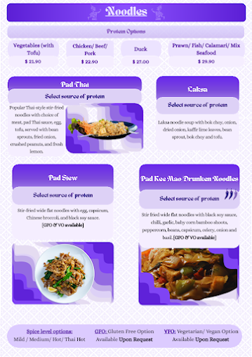 Menu No. 8 Thai On Griffith - 4