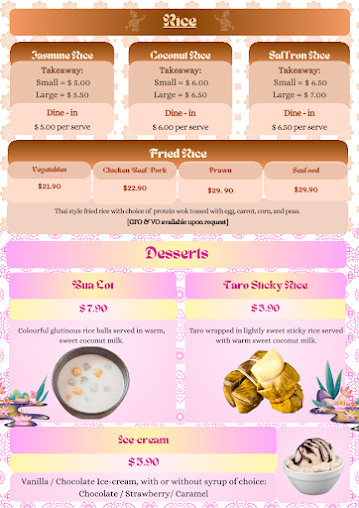 Menu No. 8 Thai On Griffith - 9