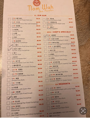 Menu Nom Wah Tea Parlor - 3