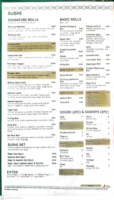 Menu Nomu Ramen & Sushi - 1