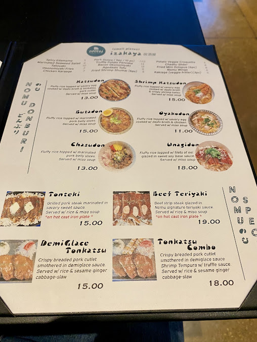 Menu Nomu Ramen & Sushi - 2
