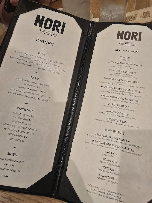 Menu Nori Bar Hawaii - 5