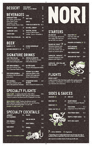 Menu Nori Bar Hawaii - 7