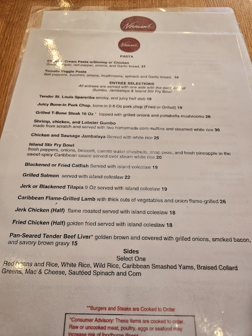 Menu Norman's Bistro - 4