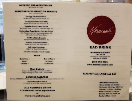 Menu Norman's Bistro - 6