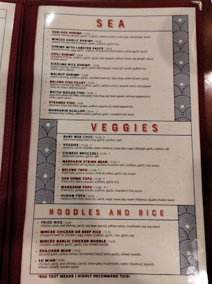 Menu North China Restaurant - 7