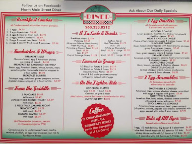 Menu North Main Street Diner - 2