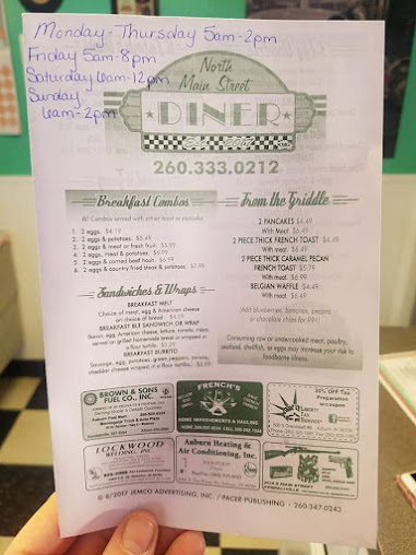 Menu North Main Street Diner - 6