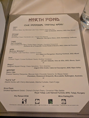 Menu North Pond - 4