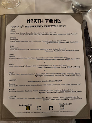 Menu North Pond - 5