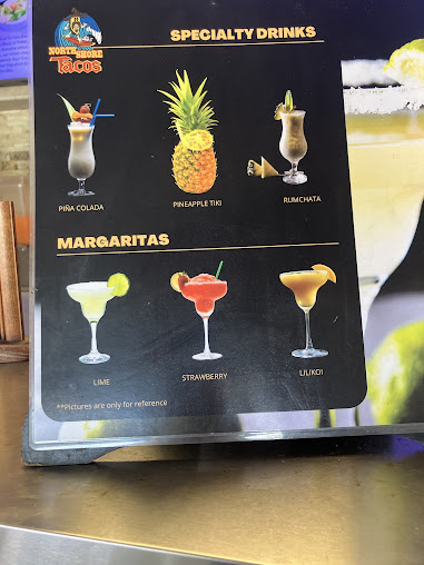 Menu North Shore Tacos In Hauula - 1