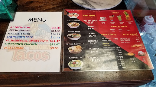 Menu North Shore Tacos In Hauula - 9