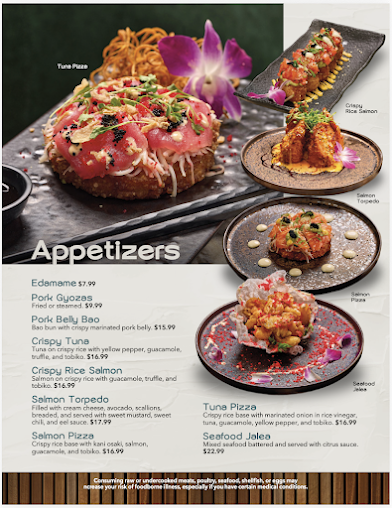 Menu Novu Fusion Restaurant - 1