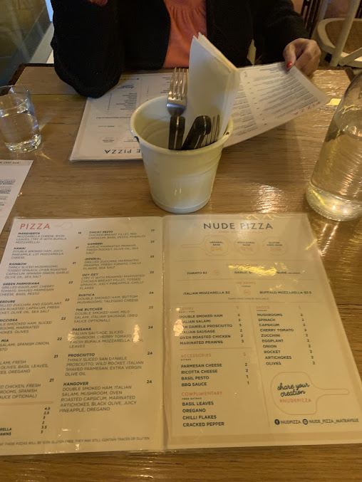 Menu Nude Pizza - 0