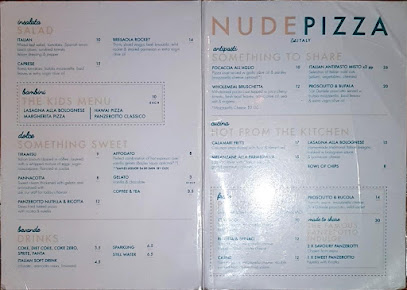 Menu Nude Pizza - 1