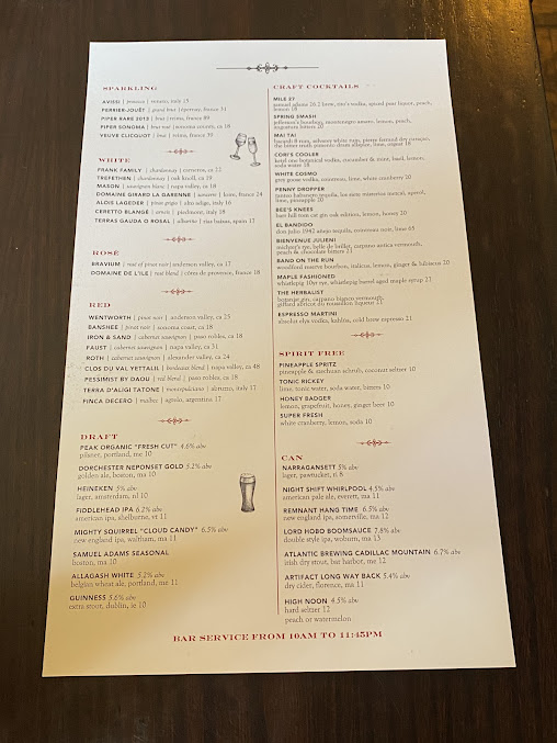 Menu Oak Long Bar + Kitchen - 5