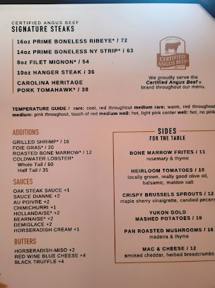 Menu Oak Steakhouse - 6