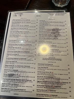 Menu Obao | Midtown Thai & Vietnamese Restaurant - 13