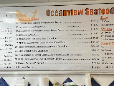 Menu Oceanview Seafood - 0