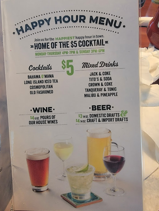 Menu Ocharleys Restaurant Bar Panama City - 1
