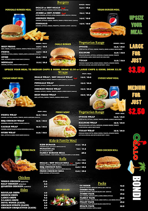 Menu Ogalo Bondi - 0