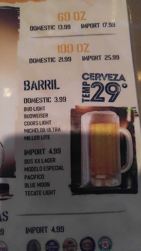 Menu Ojos Locos Sports Cantina Northline - 9