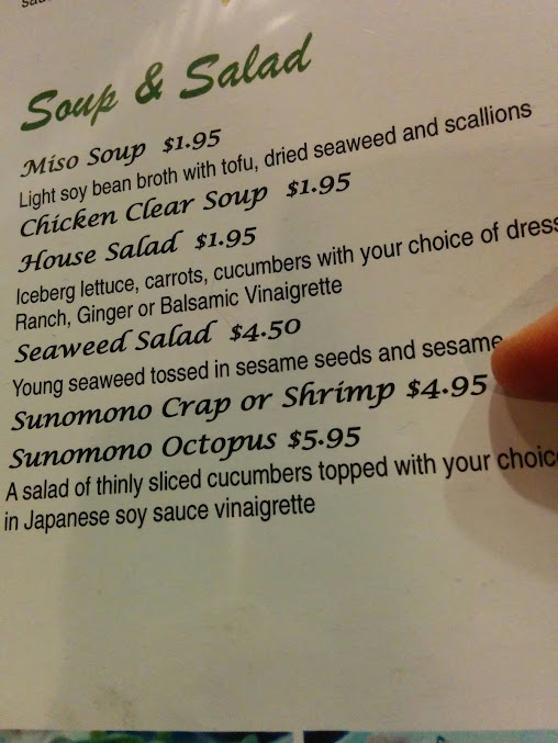 Menu Okinawa Steak Sushi Marietta - 7
