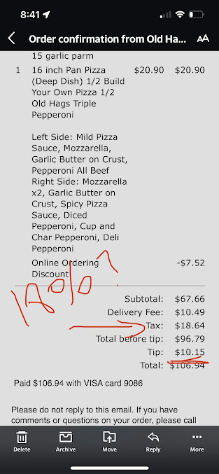 Menu Old Hags Pizza Dallas - 1