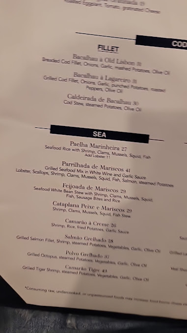 Menu Old Lisbon Restaurants - South Miami - 7