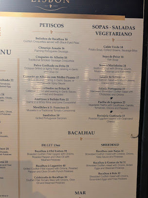 Menu Old Lisbon Restaurants - South Miami - 8