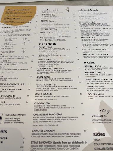 Menu Oldays Farm To Table Nomad - 3
