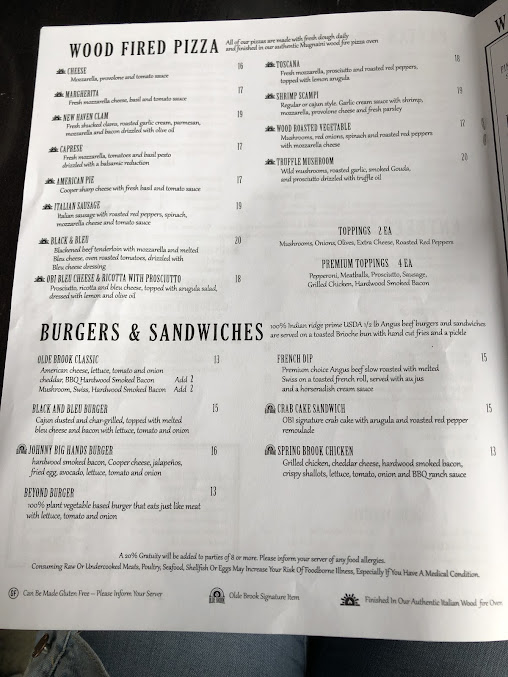 Menu Olde Brook Inn - 6
