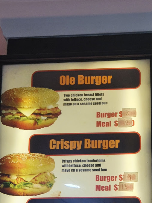Menu Ole Burgers Matraville - 4