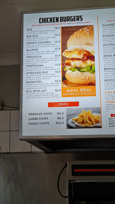 Menu Ole Burgers Matraville - 6